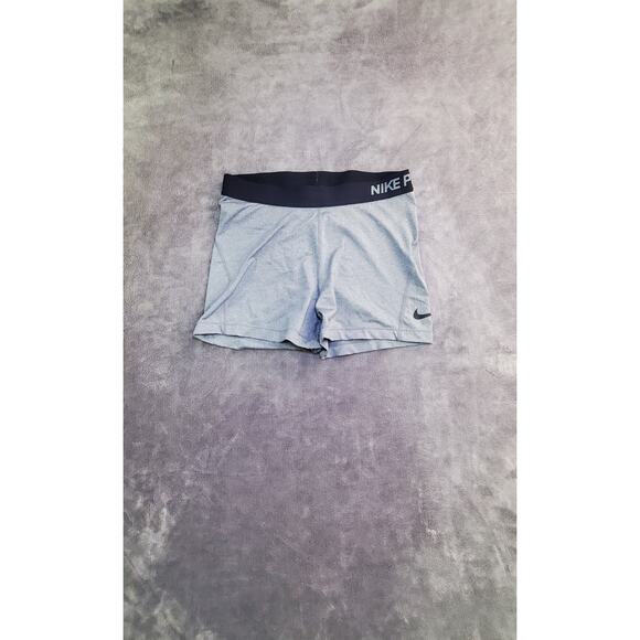 Nike Womens Size L Pro Compression Athletic Shorts in Gray Gym Activewear C25 - Picture 1 of 9